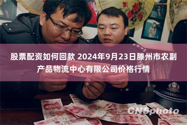 股票配资如何回款 2024年9月23日滕州市农副产品物流中心有限公司价格行情