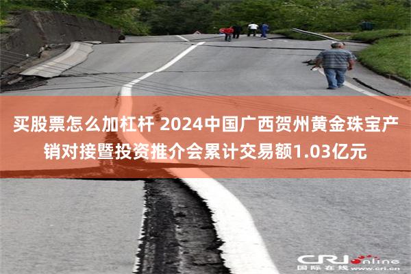 买股票怎么加杠杆 2024中国广西贺州黄金珠宝产销对接暨投资推介会累计交易额1.03亿元