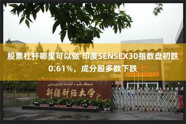 股票杠杆哪里可以做 印度SENSEX30指数盘初跌0.61%，成分股多数下跌